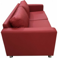 Диван Мягкий офис Ватсон трехместный красный ВТС301КР