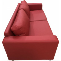 Диван Мягкий офис Ватсон трехместный красный ВТС301КР