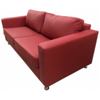Диван Мягкий офис Ватсон трехместный красный ВТС301КР