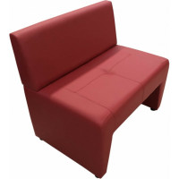 Диван Мягкий офис Ритм одноместный красный РТ101КР