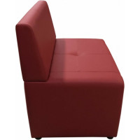 Диван Мягкий офис Ритм одноместный красный РТ101КР