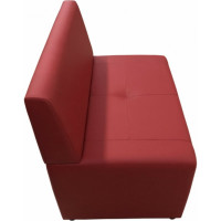 Диван Мягкий офис Ритм одноместный красный РТ101КР