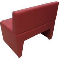 Диван Мягкий офис Ритм одноместный красный РТ101КР