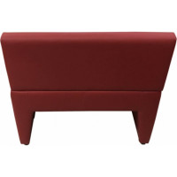 Диван Мягкий офис Ритм одноместный красный РТ101КР