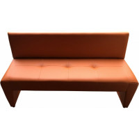 Диван Мягкий офис Ритм трехместный оранжевый РТ301ОР