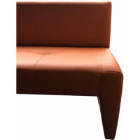 Диван Мягкий офис Ритм трехместный оранжевый РТ301ОР