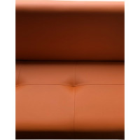 Диван Мягкий офис Ритм трехместный оранжевый РТ301ОР