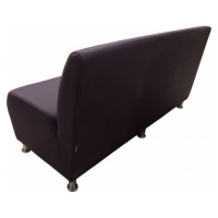 Секция дивана Мягкий офис Классик трехместная фиолетовая КЛ701ФЛТ