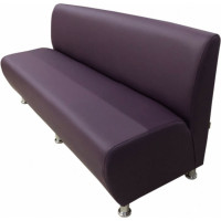 Секция дивана Мягкий офис Классик трехместная фиолетовая КЛ701ФЛТ