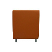 Секция дивана Мягкий офис Классик одноместная оранжевая КЛ501ОР