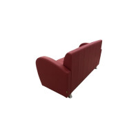 Диван Мягкий офис Альфа четырехместный красный АЛФ401КР