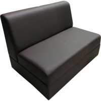 Секция дивана Мягкий офис Кардинал двухместная шоколадная КРД601ШК