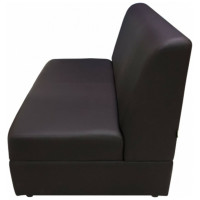 Секция дивана Мягкий офис Кардинал двухместная шоколадная КРД601ШК