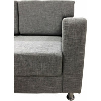 Диван Мягкий офис Гелиос с механизмом трехместный серый ГЛС320СР_MH