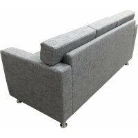 Диван Мягкий офис Гелиос с механизмом трехместный серый ГЛС320СР_MH