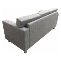 Диван Мягкий офис Гелиос с механизмом трехместный серый ГЛС320СР_MH