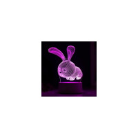 Светильник "Кролик" RISALUX LED RGB от сети 9,5х14х19 см 3590501
