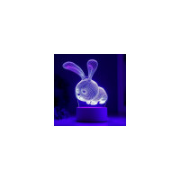 Светильник "Кролик" RISALUX LED RGB от сети 9,5х14х19 см 3590501
