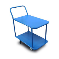 Платформенная тележка СТЕЛЛА-ТЕХНИК 2-х ярусная, 700х1200 мм, металл КП-2-М-160-К