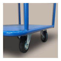 Платформенная тележка СТЕЛЛА-ТЕХНИК 2-х ярусная, 700х1200 мм, металл КП-2-М-160-К