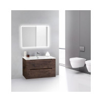 Подвесная база под раковину BelBagno ETNA39-700/390-2C-SO-RW-P Rovere Moro