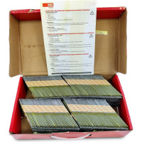 Реечные гвозди Senco D34, 3.1x90 Ring HDG, ершеные, горячий цинк, 2000 шт. HE59ASBKR