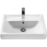 Тумба с раковиной Onika Балтика-Квадро 60 напольная, белая 106035