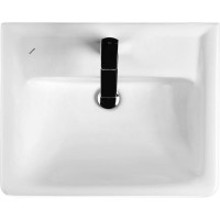 Тумба с раковиной Onika Балтика-Квадро 60 напольная, белая 106035