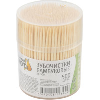 Бамбуковые зубочистки Рыжий кот TP-500 500 шт 3914