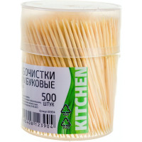 Бамбуковые зубочистки Рыжий кот TP-500 500 шт 3914