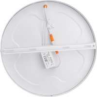 Накладной круглый даунлайт с драйвером Ecola LED downlight 24W 220V 4200K 285x32 DRSV24ELC