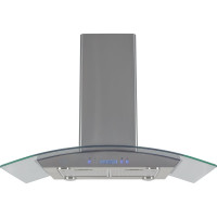 Кухонная вытяжка MBS ZINNIA 190 ISLAND GLASS 3908