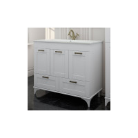 Тумба Sanflor Ванесса 95/2 белый и умывальник PIANO 95 С15328