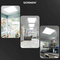 Светодиодный светильник с драйвером SONNEN АРМСТРОНГ СТАНДАРТ 4000K, 595x595x30, 40Вт матовый 237154
