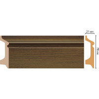 Плинтус напольный Decomaster 78x21x2400 мм D122-88 ДМ