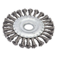 Кордщетка дисковая прямая витая жестка 150х22.2 мм для УШМ Профессионал 5567