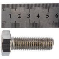 Болты КРЕП-КОМП с полной резьбой нержавеющие DIN933 А2 16х 45 25 шт бпн1645