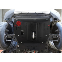 Защита картера и КПП АвтоБроня Haval Dargo 2022-н.в./F7 2024-н.в. 111.09424.1