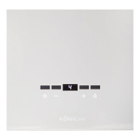Кухонная вытяжка KONIGIN Geometry White/White Glass 102070
