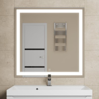 Зеркало для ванной Uperwood Tanos 80x80 см, с led-подстветкой и подогревом 291020222