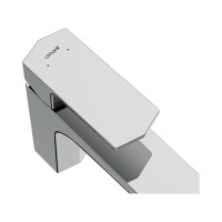 Смеситель для раковины Cersanit WISLA однорычажный клик клак 63055