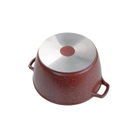 Кастрюля Горница 5 л, антипригарное покрытие, цвет шоколад к261аш ПД5601