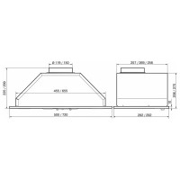 Кухонная вытяжка ELIKOR Врезной блок 72П-700-П3Д_белый 949679