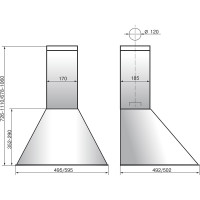 Кухонная вытяжка ELIKOR Эпсилон 60П-430-П3Л_белый/срб. 841534