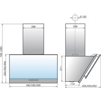 Кухонная вытяжка ELIKOR Рубин S4 50П-700-Э4Д_антрацит/черный 934368