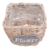 Плетеное кашпо Gloria Garden Flower 14 см 8790041-1