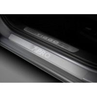 Накладки на пороги Rival Chery Tiggo 7 Pro 2020-н.в., нерж. сталь, с надписью, 4 шт. NP.0901.3