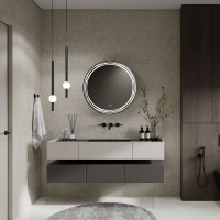 Зеркало с подсветкой и функцией антизапотевания Art&Max BOLOGNA AM-Bol-D770-DS-F-H