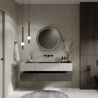 Зеркало с подсветкой и функцией антизапотевания Art&Max BOLOGNA AM-Bol-D770-DS-F-H