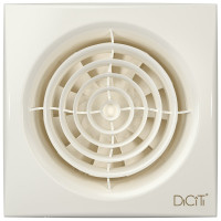 Осевой вытяжной вентилятор ERA AURA 4C Ivory, с обратным клапаном D100, декоративный 90-06854